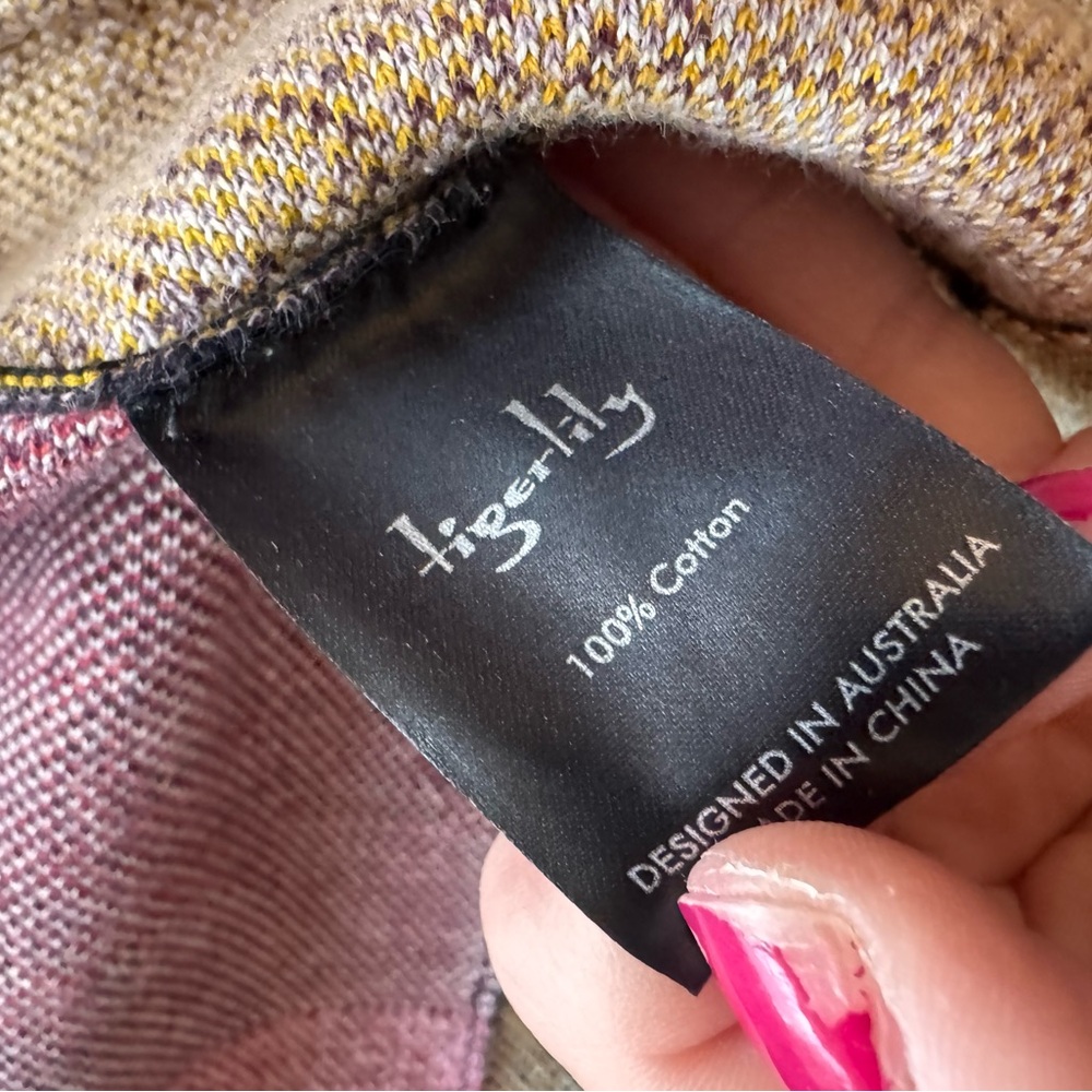 Tigerlily Multicolor Patterned Cotton Cardigan - image 8